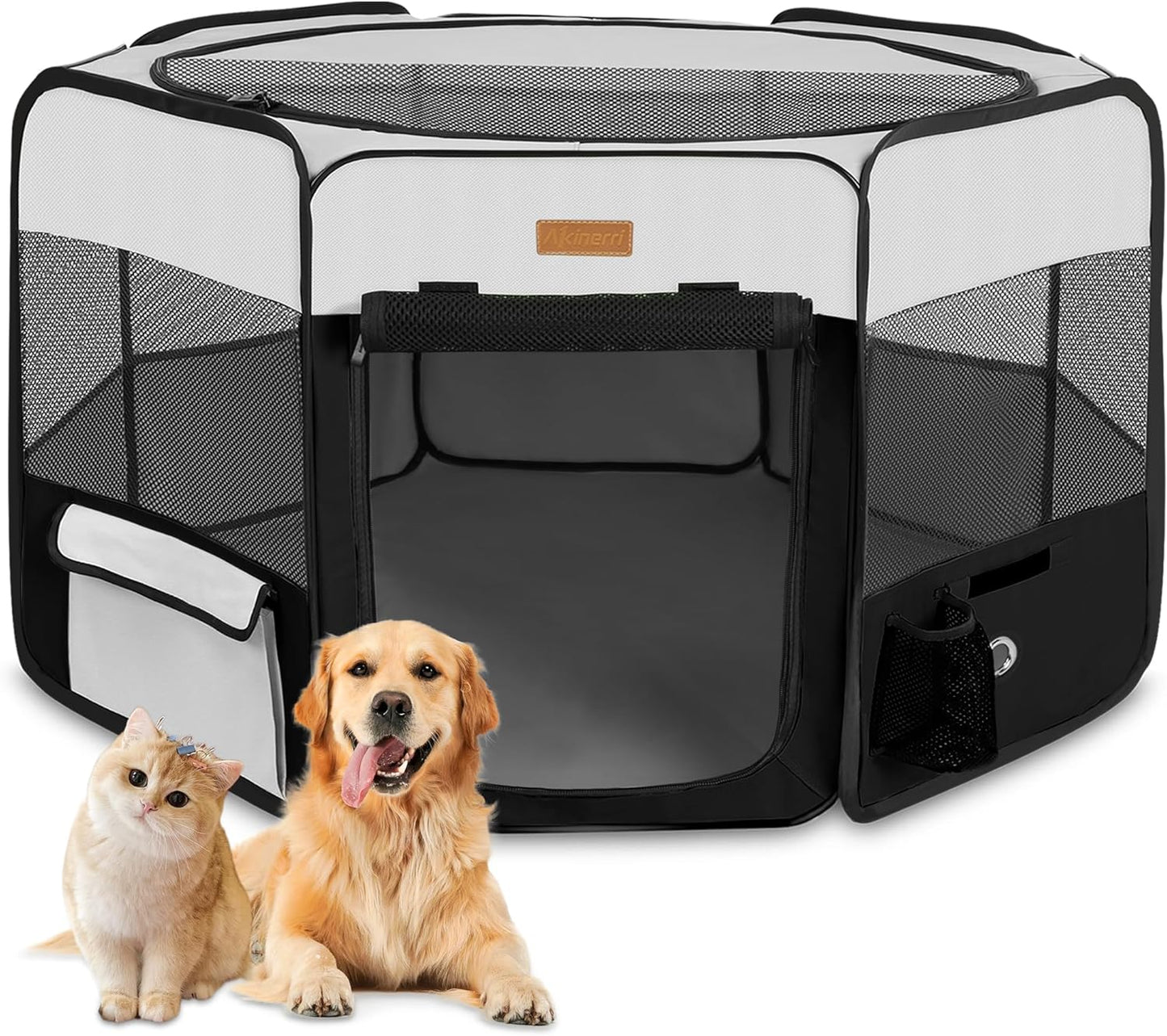 Portable Pet Playpen for Dogs, Cats, Puppies, Rabbits, and Chickens - Foldable Large-Capacity Tent for Indoor and Outdoor Use