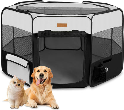 Portable Pet Playpen for Dogs, Cats, Puppies, Rabbits, and Chickens - Foldable Large-Capacity Tent for Indoor and Outdoor Use
