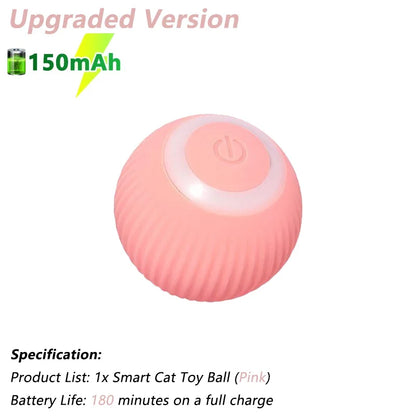 Interactive Automatic Electric Rolling Ball Toy for Cats - Smart Rotating Play Accessory