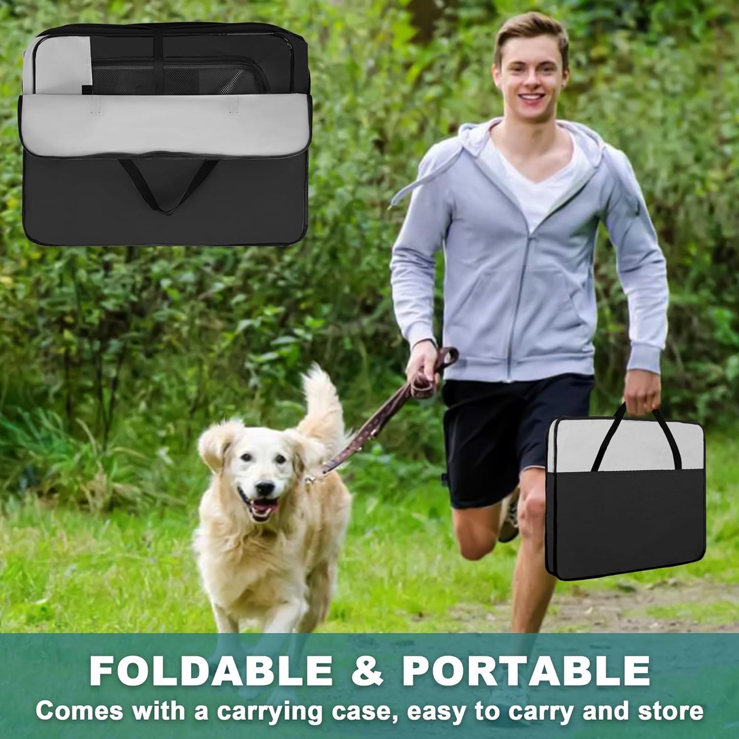 Portable Pet Playpen for Dogs, Cats, Puppies, Rabbits, and Chickens - Foldable Large-Capacity Tent for Indoor and Outdoor Use